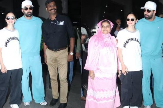  Ranbir Kapoor and Alia Bhatt delighted fans with their joint appearance.