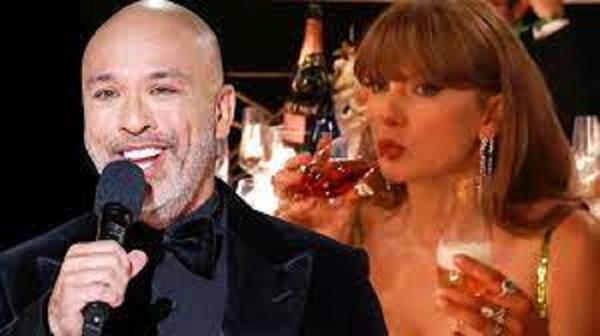 Jo Koy made a joke on Taylor Swift at the Golden Globes.